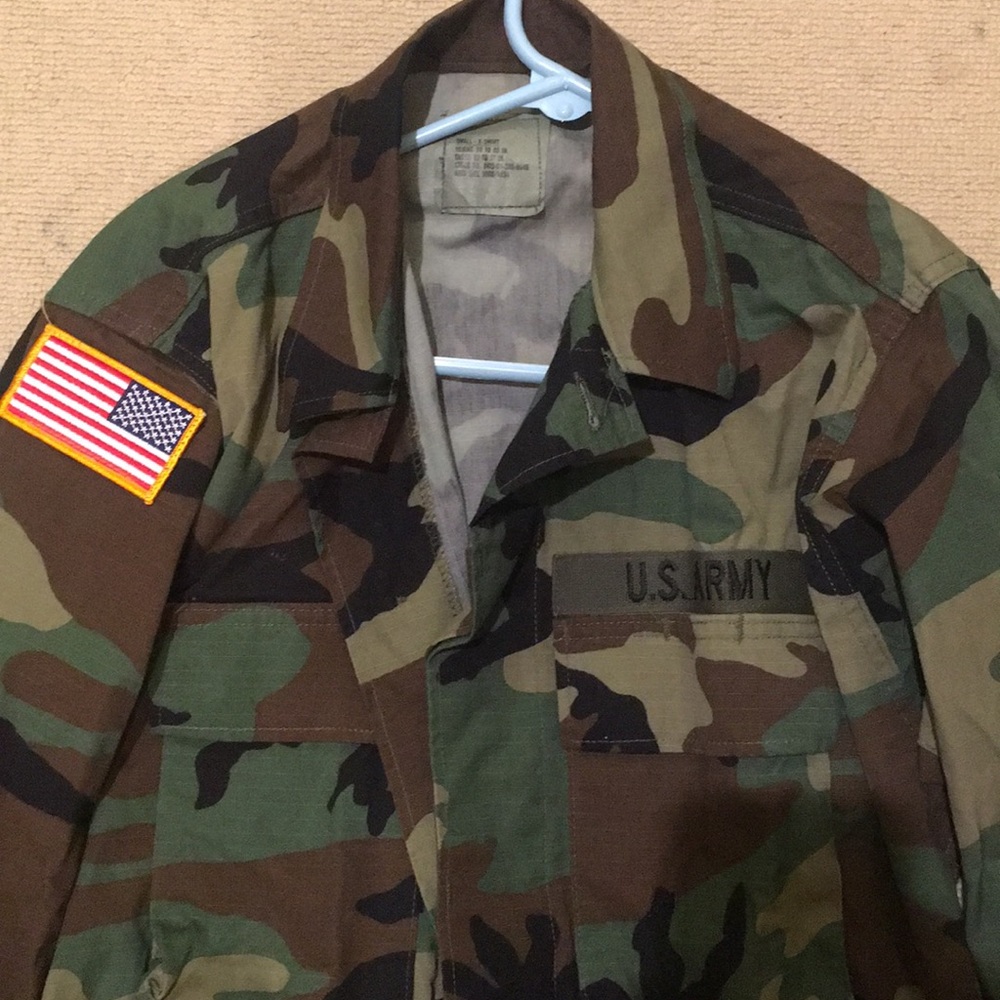 urban outfitters army camp jacket